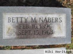 Betty M. Nabers