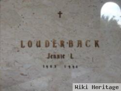 Jennie Lee Winters Louderback