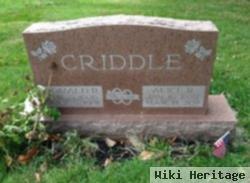 Alice Ruth Sando Criddle