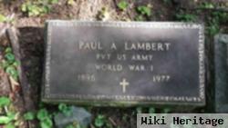 Paul Anthony Lambert