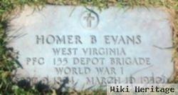 Pfc Homer Benton Evans