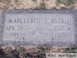 Marguerite E Byerly