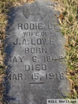 Rhoda Rebecca "rodie" Duncan Lowe