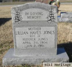 Lillian Hayes Jones