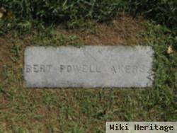 Bert Powell Akers