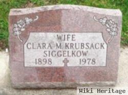 Clara M Krubsack Siggelkow