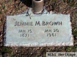 Jennie M Brown