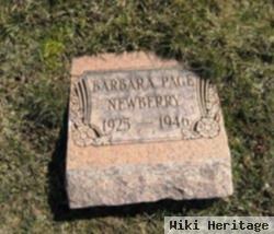 Barbara Page Newberry