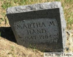 Martha M Hand