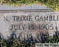 Nora Ida "trixie" Kelton Gamble