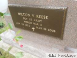 Sgt Milton V. Reese