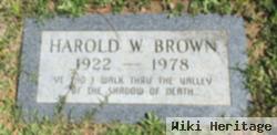 Harold Wayne Brown