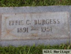 Effie C Burgess