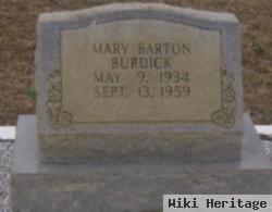 Mary Barton Burdick