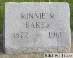 Minnie M Baker