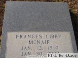 Frances Libby Mcnair