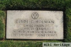 Clyde C Holman