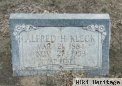 Alfred H Kleck