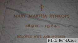 Mary Martha Rynkofs