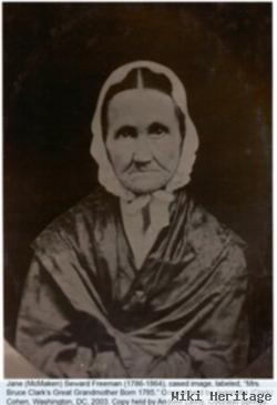 Jane Mcmaken Seward Freeman