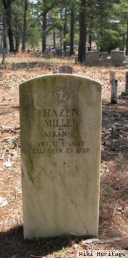 Pvt Hazen Kimbell Miller