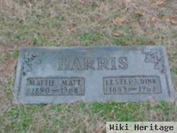 Mattie Berthel "matt" Yates Harris