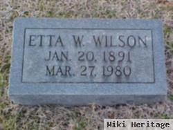 Etta Wilson