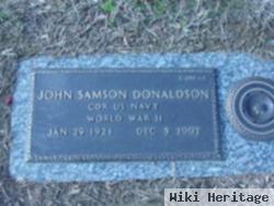 Cdr John Samson Donaldson