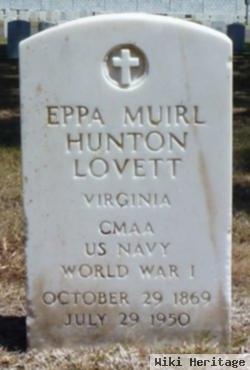 Eppa Muril Hunton Lovett