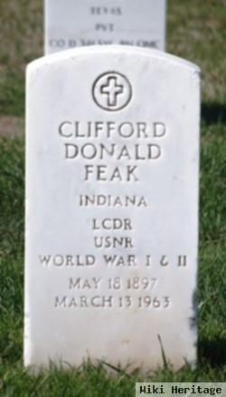 Clifford Donald Feak