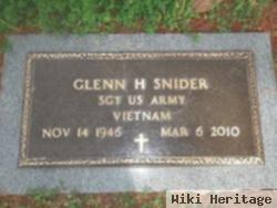 Glenn H Snider