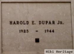 Harold E Dupar, Jr