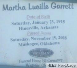 Martha Lucille Garrett