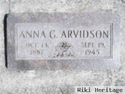 Anna G Arvidson