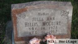 Julia Ann Hillis Mcclure