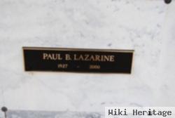 Paul Burl Lazarine