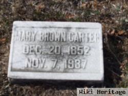 Mary Jane Brown Carter