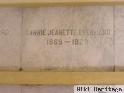 Carrie Jeanette Everhard