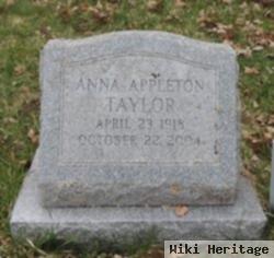 Anna Appleton Taylor