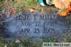 Elsie T Miller