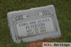 Cora Ann Reaves Peterson