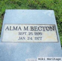 Alma M. Becton