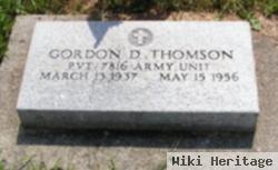 Pvt Gordon D Thomson