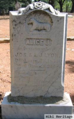 Alice J Lyon