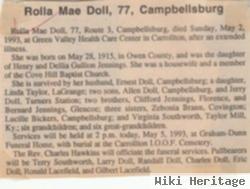 Rolla Mae Doll