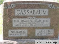 William Oscar Cassabaum