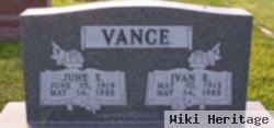 Ivan Ernest Vance