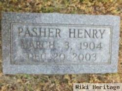 Pasher Henry Parker