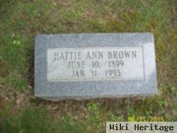 Hattie Ann Galloway Brown