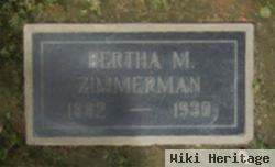 Bertha M. Zimmerman